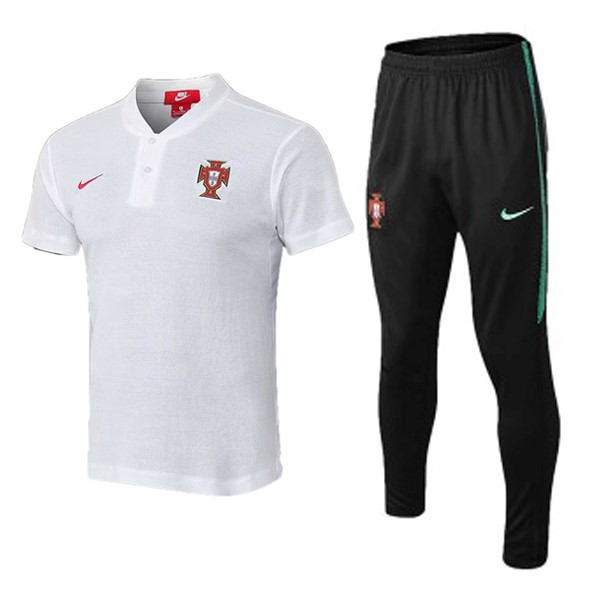 Polo Portugal Conjunto Completo 2018 Blanco